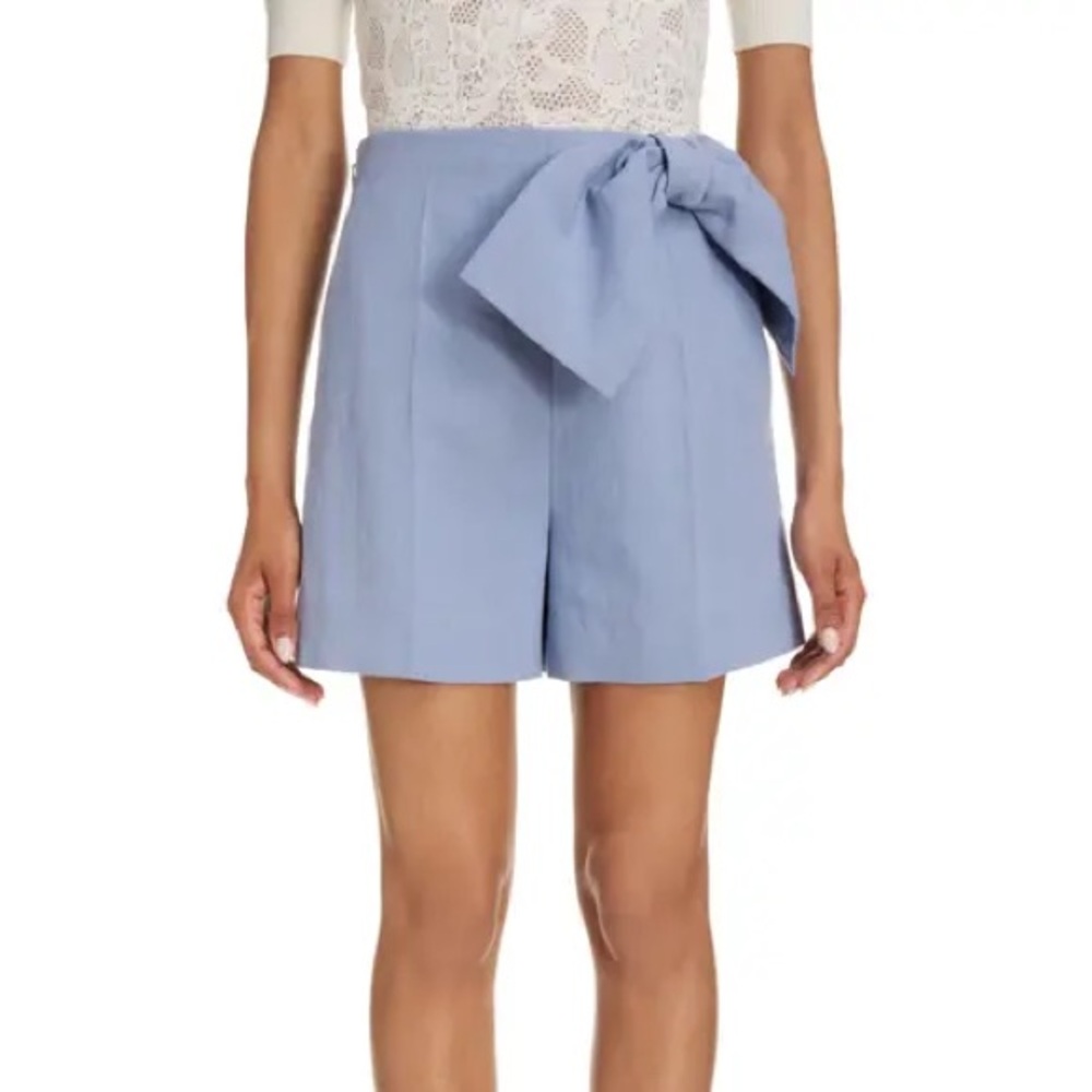 Chloe Pebble Blue Bow shorts